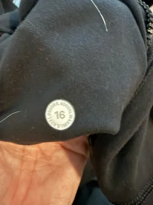 Lululemon Define Black Jacket Full Length Size 16 thumbnail 6