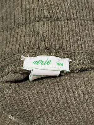 Aerie Cargo Joggers Size Medium Green Pants Women’s Comfy Casual thumbnail 3