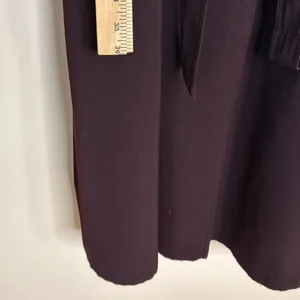 Vintage Jacqueline Ferrar Purple Trench Coat Women Size 12 Double Breasted +Belt thumbnail 10