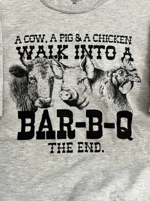 EXC Extreme Concept Bar B Q Graphic T Shirt thumbnail 2
