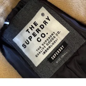 Superdry Istegade Coat Tan Wool Size Small thumbnail 7