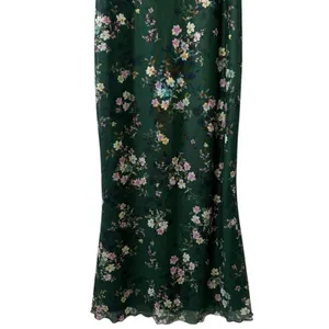 NEW Lost + Wander Green Floral Mesh Overlay Maxi Dress Fairy Cottagecore S‎ thumbnail 5