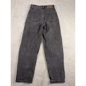 Madewell Jeans Womens‎ 23 Black Washed Balloon Relaxed Tapered High Rise Barrel thumbnail 6