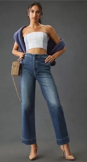 MOTHER The Cinch Greaser Ankle Jeans in Dark and Stormy Night Size‎ 29 thumbnail 1