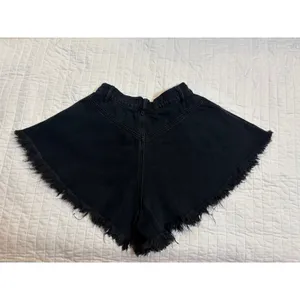 Free People "We The Free" Harlie Denim Shorts Black thumbnail 5