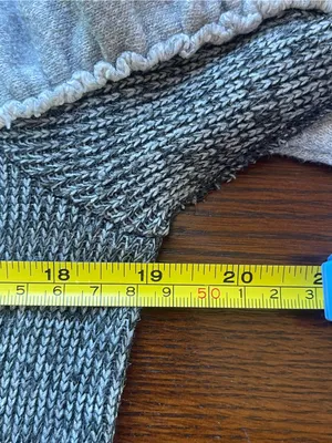 Free People Gray Two-Tone Long Sleeve Tunic Sweatshirt thumbnail 6