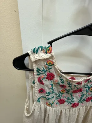 Altar'd State Embroidered Boho Short Sleeveless Dress Size S thumbnail 4