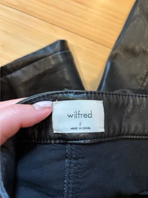 Aritzia Vegan Leather Pants thumbnail 3
