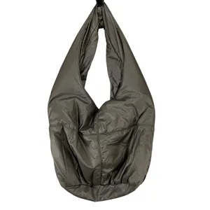 Rainforest Packable Puff Travel Shoulder Bag‎ Gray Water Resistant Handbag Purse thumbnail 2