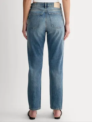 Everlane The Curvy '90s Cheeky Straight Jean Organic Cotton 27 Crop thumbnail 4