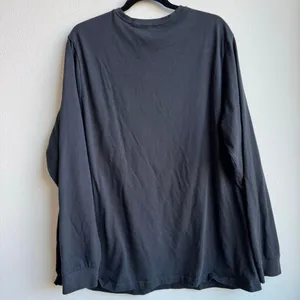 Skims Oversize Relaxed Boyfriend T Shirt Onyx Black Size 2X Long Sleeve Cotton thumbnail 4