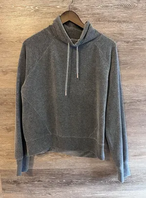 Sweaty Betty Teddy Sweatshirt S Grey High Neck Excellent thumbnail 1