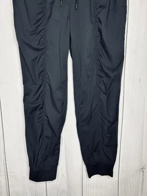 CRZ YOGA Womens Black Lightweight On-The-Go Jogger Pants Drawstring Size L (12) thumbnail 3