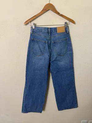 Aritzia Denim Forum The Farrah Hi-Rise‎ Wide Cropped Jean Womens Size 25 thumbnail 5