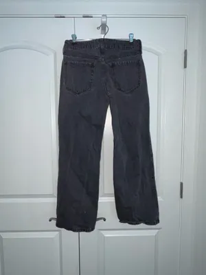 Hollister Black Low-Rise Baggy Jeans thumbnail 6