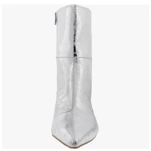DV by Dolce Vita Gradie Kitten Heel Silver Boots‎ Size 5 B45 thumbnail 3