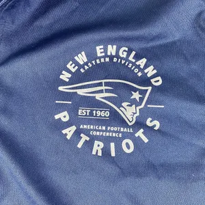 New England Patriots 1/4 Zip Shirt Mens Medium Blue Dri-Fit NFL Team Apparel thumbnail 5