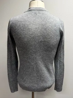 Theory Crewneck Sweater in Feather Cashmere thumbnail 7