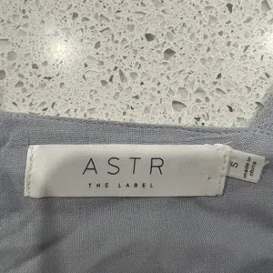 ASTR The Label S Midi Dress Light Blue Tie Front Button Down ALD42178 Summer thumbnail 5