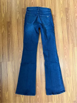 NWT Juicy Couture Black Label high rise flare dark wash jeans size 26 thumbnail 3