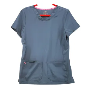Heartsoul Scrub Top Teal‎ Medium Blue thumbnail 1