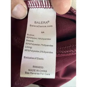 Womens WEISSMAN balera gymnastics dance ballet leotard small adult sa leotard thumbnail 5