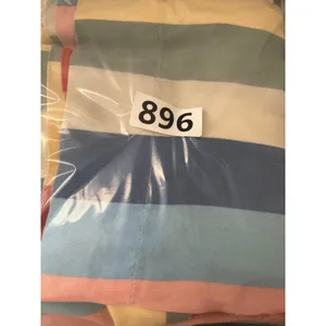 Reformation Rainbow Stripe Tencel Short Sleeve Camp Shirt Multi Color S thumbnail 8