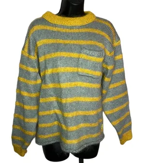 Dr Martens VINTAGE Medium Airwair Mohair Striped Sweater thumbnail 1