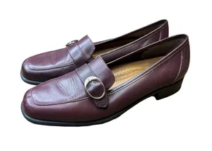 ✨ Naturalizer Flex Womens Size‎ 7.5 Narrow Leather Loafers Comfort Work Shoes ✨ thumbnail 1