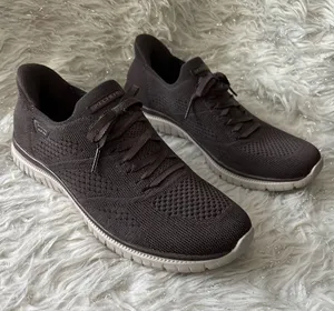 Skechers Hands Free Slip-Ins Women’s Chocolate Sneakers Size US8.5 UK5.5 EU38.5 thumbnail 1