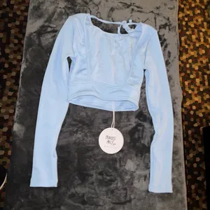 Princess Polly Skylar Long Sleeve Top in Blue Size 4 New with tag thumbnail 9