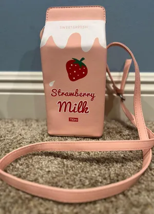 Strawberry Milk crossbody purse thumbnail 1