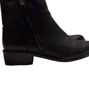 Baretraps Alona Black Ankle Boots Womens 8M Low Block Heel Booties BTF24-11190 thumbnail 8