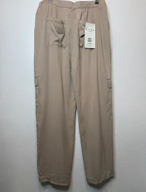 Risen Jeans Los Angeles The Carly Cargo Pants Taupe Wide Leg Size 3XL 90s Grunge thumbnail 10