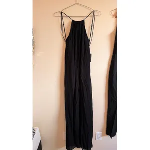 Reformation Maxi Dress Womens XS Black Jezebel Open Back Halter Formal Gown NWT thumbnail 2