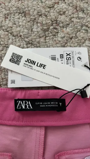 Zara Pink Shorts thumbnail 5