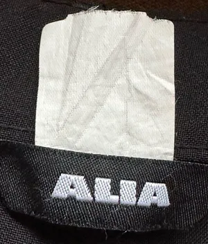 Alia Black Vintage Straight Leg Elastic Waist Pleated Front & Back Trousers Sz12 thumbnail 6