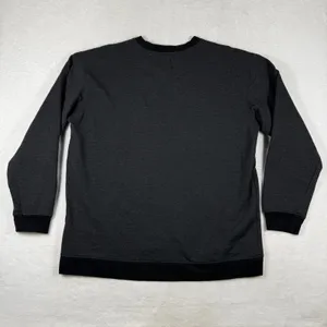 Natural Life Kindness Matters Floral Graphic Sweatshirt Charcoal Gray Medium thumbnail 5