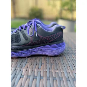 Hoka One One Stinson ATR 5 Women Running Shoes Mesh Black Purple Pink 1099730 thumbnail 5