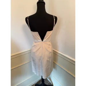 Vintage J.Crew Emma 100% Silk Faille Convertible Strapless Dress with Waist Bow thumbnail 4