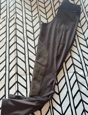 Kerrits taupe riding pants size small thumbnail 1