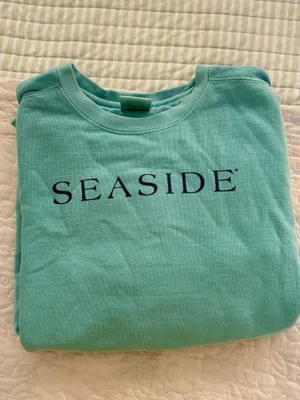 Seaside Comfort Colors Crewneck Teal thumbnail 6