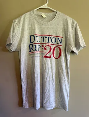 STS Ranchwear Yellowstone Dutton‎ Rip 20 Graphic Tee Heather Gray XS thumbnail 1