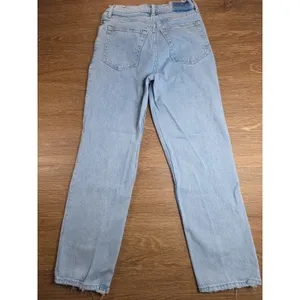 Abercrombie & Fitch 90s Straight Jeans Women 28 6S Light Wash High Rise Casual thumbnail 2