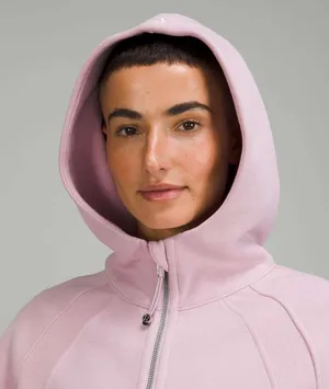 Lululemon Scuba Oversized Half-Zip Hoodie in Pink Peony thumbnail 4