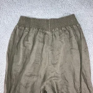 Magaschoni Wide Leg Linen Pants Women Large Pull On Elastic Waist‎ Boho Travel thumbnail 11