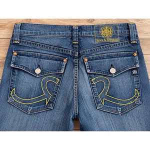 Rock & Republic Taylor Flap Pocket Flare Jeans Medium Wash TAY-910K FLUT thumbnail 3