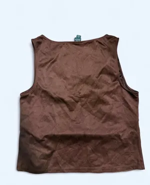 Wild Fable brown tank top with silver studs  thumbnail 2
