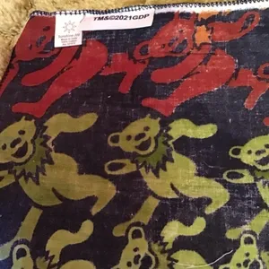NWT Grateful Dead Earthy Dancing Bears Bandana thumbnail 4