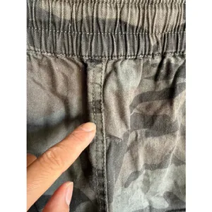 Aritzia TNA Army Green Camo Cotton Shorts w/ Elastic Waistband, Size S, GUC thumbnail 11
